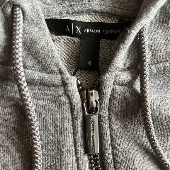 NWOT Armani Zip Up Hoodie Sweater - Picture 5 of 9